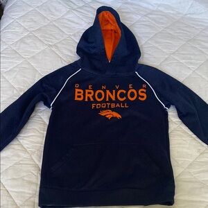 NFL Denver Broncos Navy and Orange Hoodie